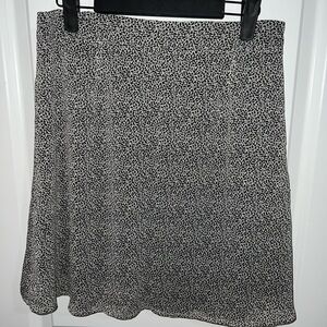 Sienna Sky Black and White A-Line Skirt